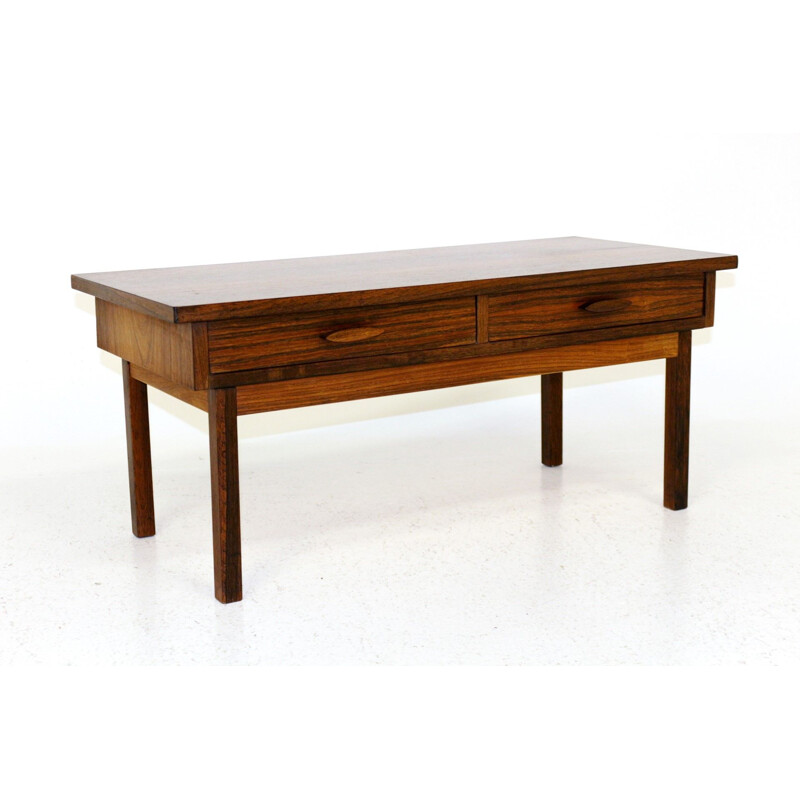 Consola Vintage Rosewood, Suécia 1960