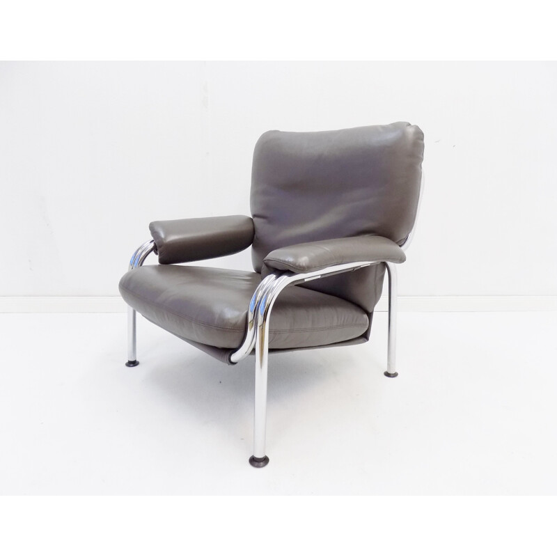 Vintage De Sede Kangaroo leather armchair by Hans Eichenberger 1960s