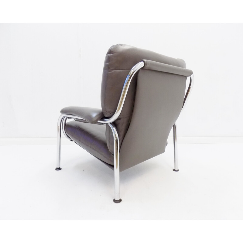 Vintage De Sede Kangaroo leather armchair by Hans Eichenberger 1960s