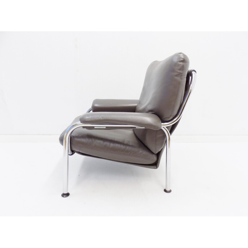 Vintage De Sede Kangaroo leather armchair by Hans Eichenberger 1960s