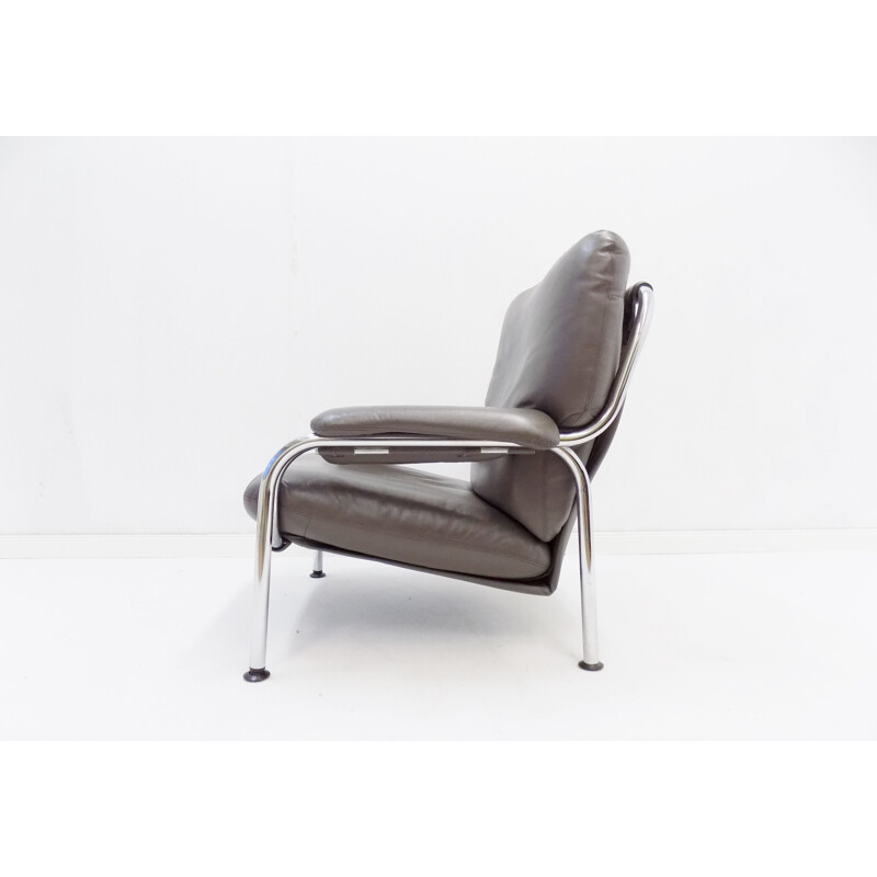 Vintage De Sede Kangaroo leather armchair by Hans Eichenberger 1960s