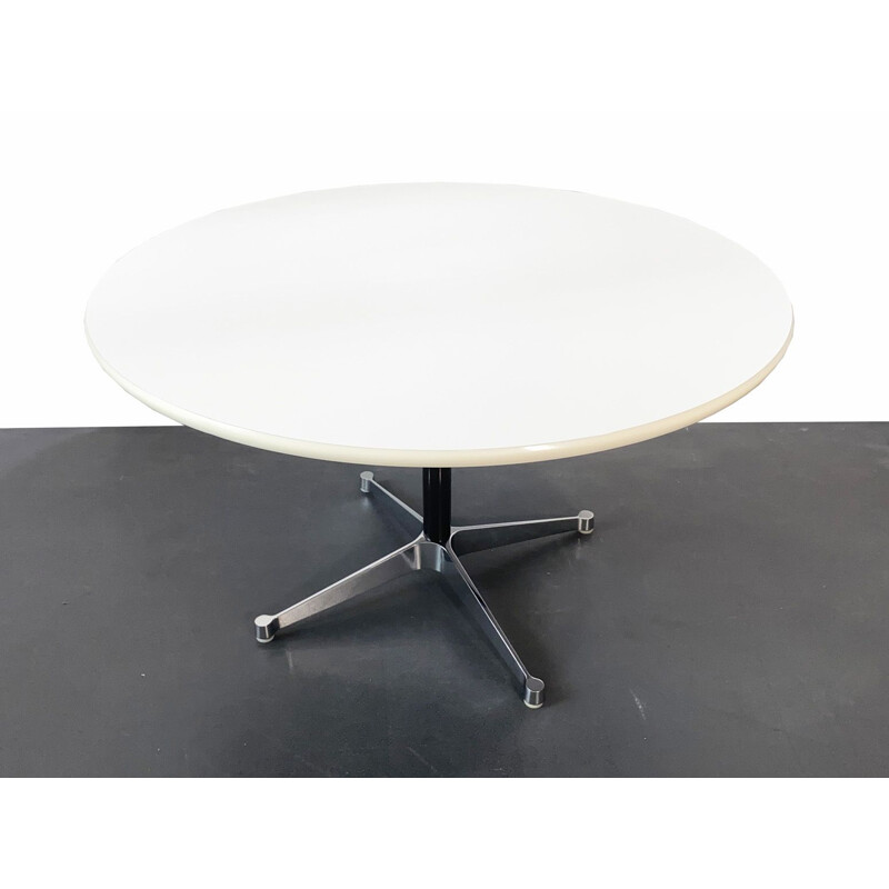 Vintage Table round by Charles & Ray Eames for Vitra White Germany