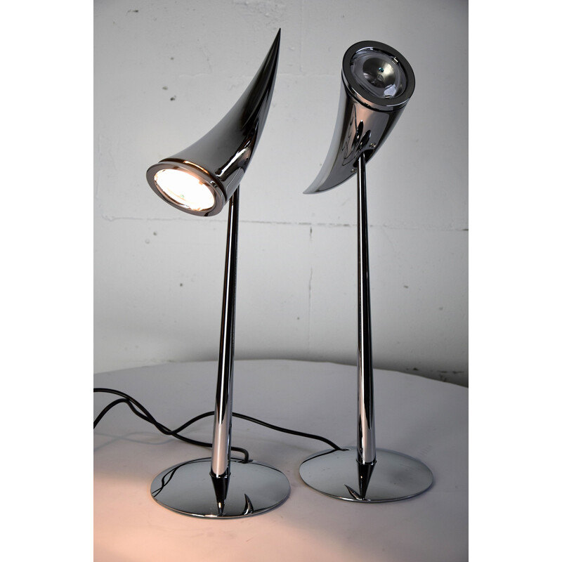 Lámparas de mesa vintage Ara de Philippe Starck para Flos 1988