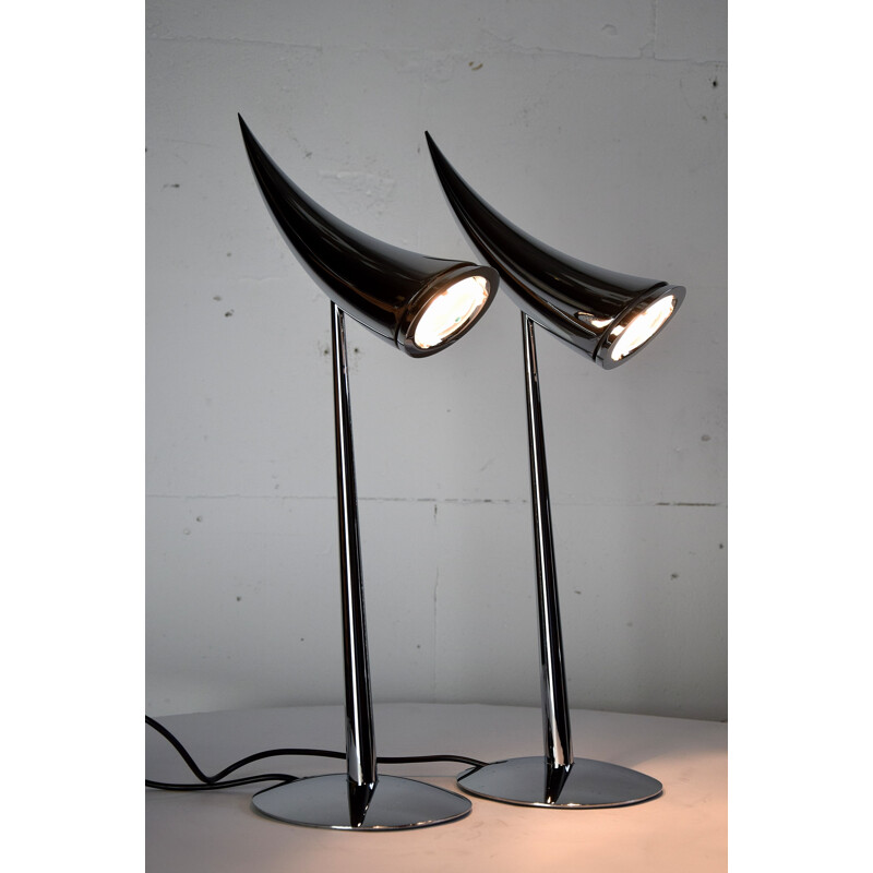 Vintage Ara Table Lamps by Philippe Starck for Flos 1988s