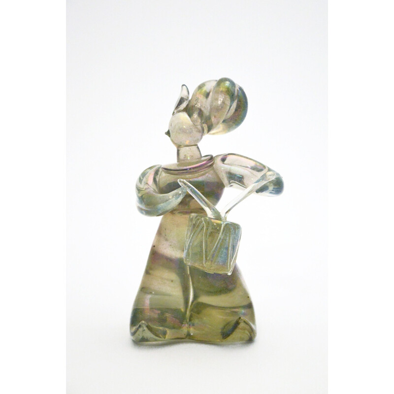 Vintage Murano glazen trommel figuur door Seguso Vetri D'arte, 1930