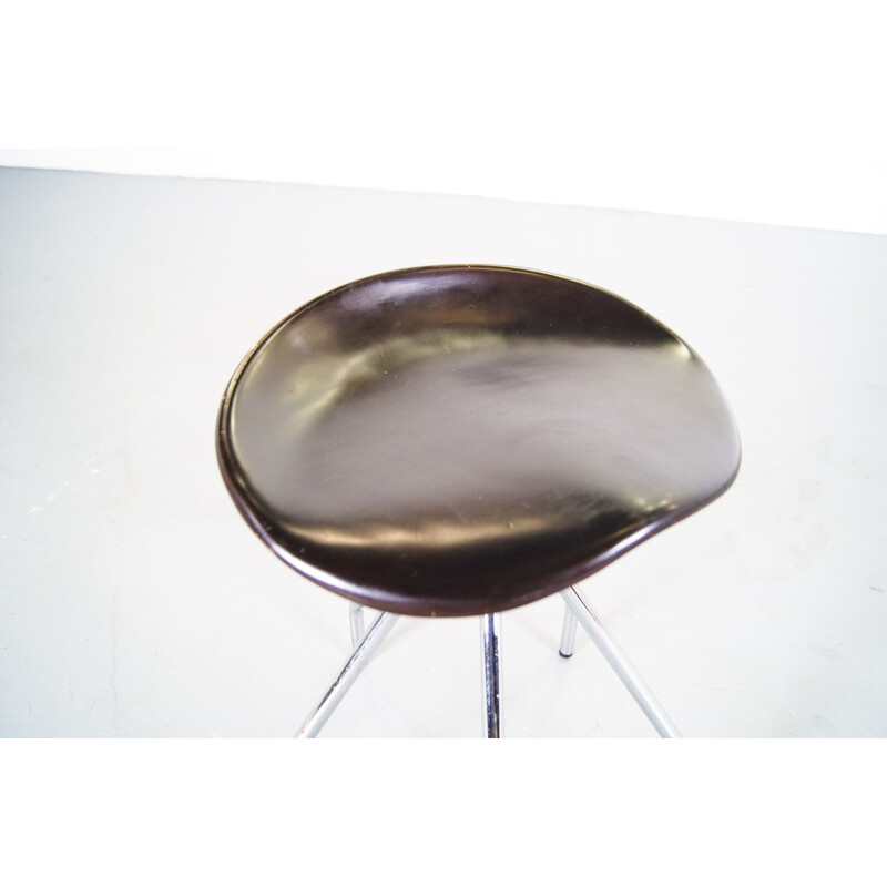 Tabouret vintage Pepe Cortes Jamaica en aluminium pour Amat 1990