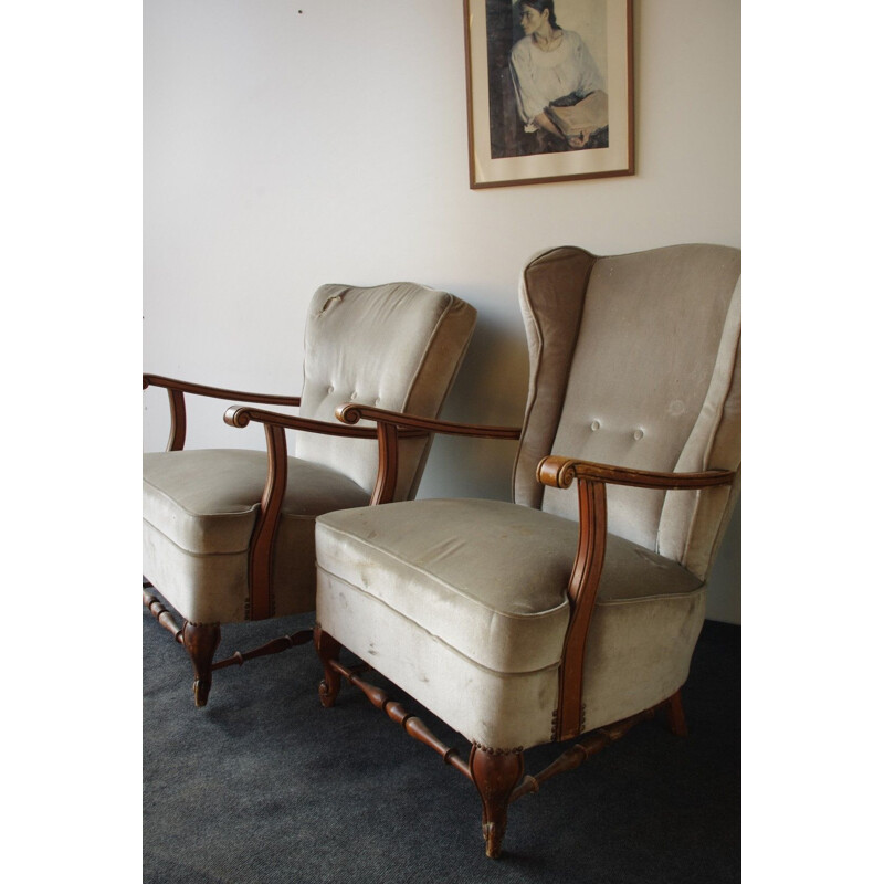 Vintage Louis lounge set
