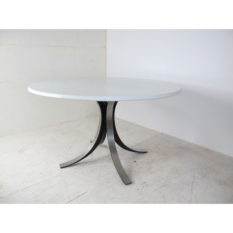 Vintage Space Age Marble Dining Table by Osvaldo Borsani for Tecno Italian 1960s