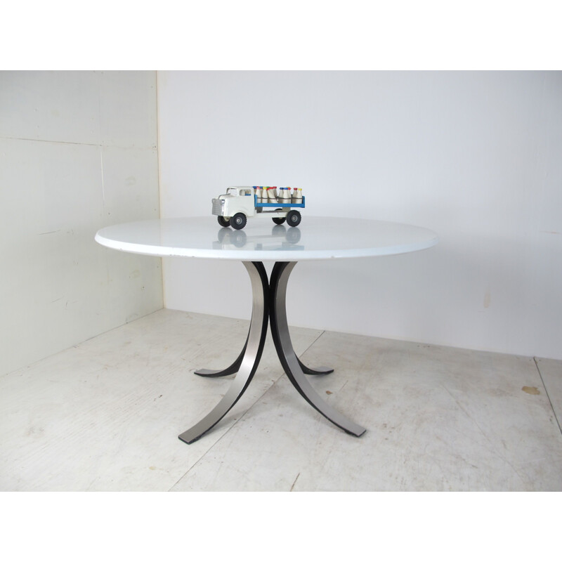 Vintage Space Age Marble Dining Table by Osvaldo Borsani for Tecno Italian 1960s