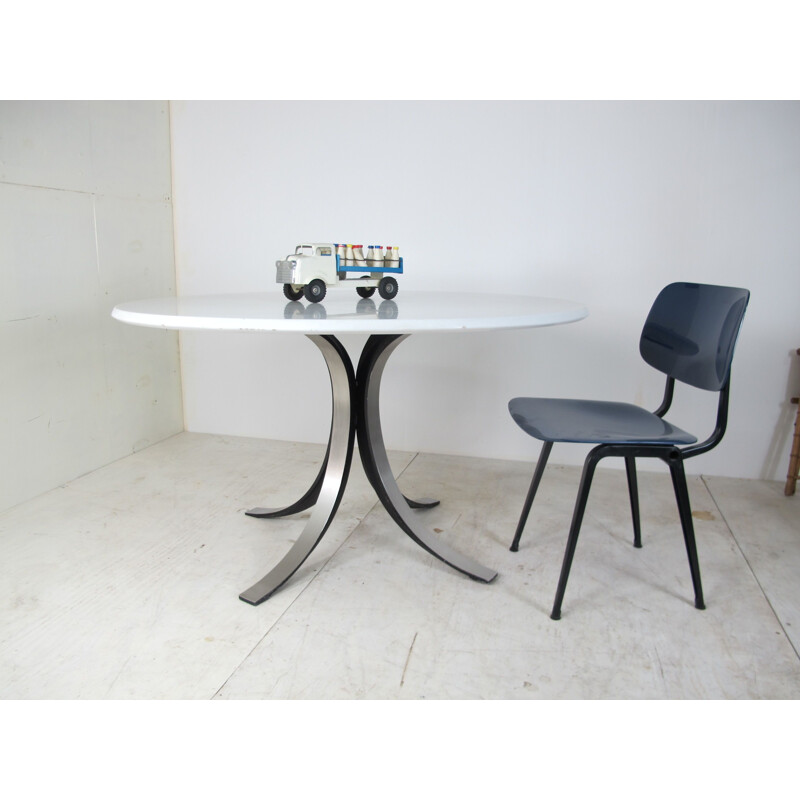 Vintage Space Age Marble Dining Table by Osvaldo Borsani for Tecno Italian 1960s