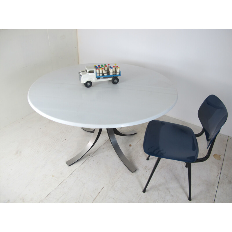 Vintage Space Age Marble Dining Table by Osvaldo Borsani for Tecno Italian 1960s