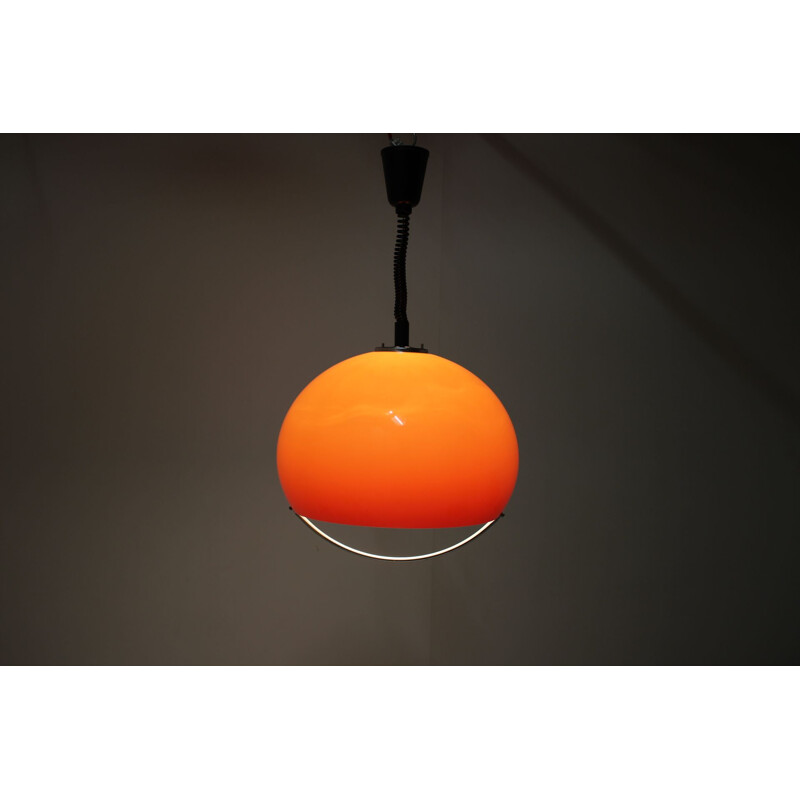 Midcentury Pendant Meblo by Harvey Guzzini 1970s