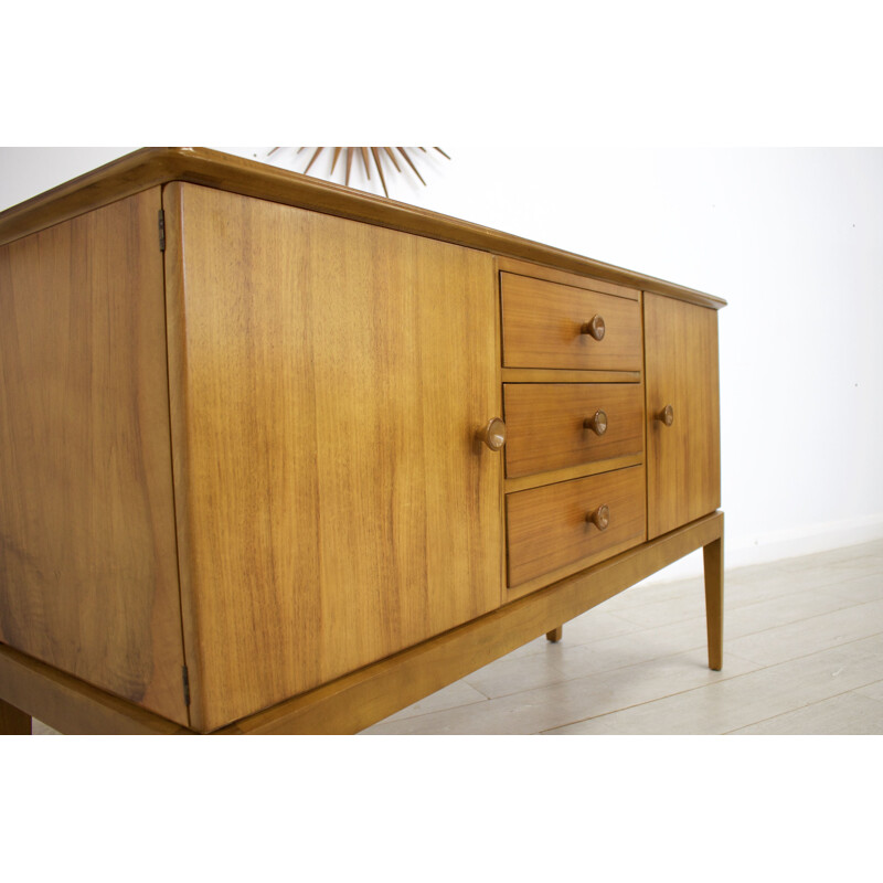 Enfilade vintage en noyer de Gordon Russell 1960