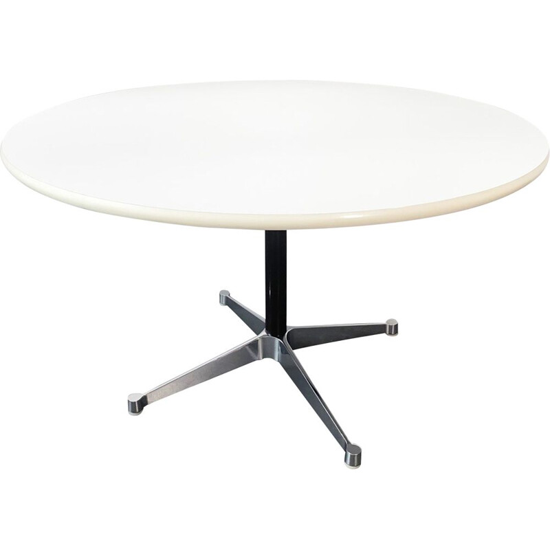 Vintage Table round by Charles & Ray Eames for Vitra White Germany