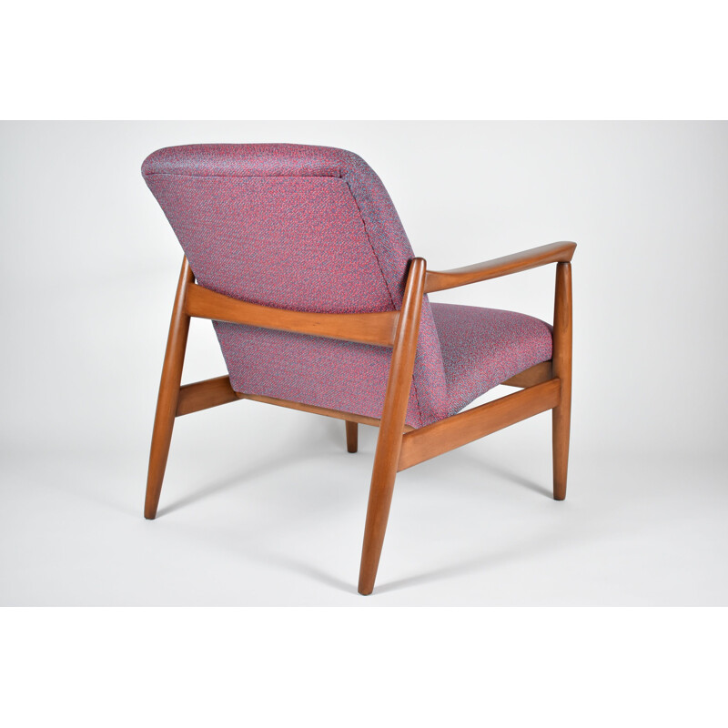 Vintage Polish armchair GFM-64 by Edmund Homa, 1960