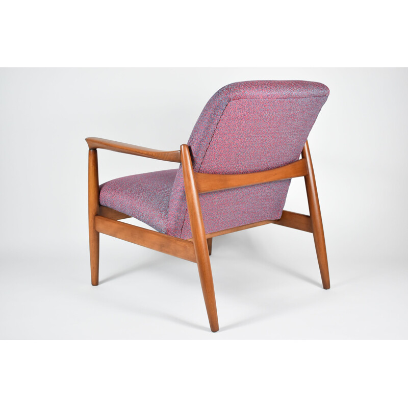 Vintage Polish armchair GFM-64 by Edmund Homa, 1960