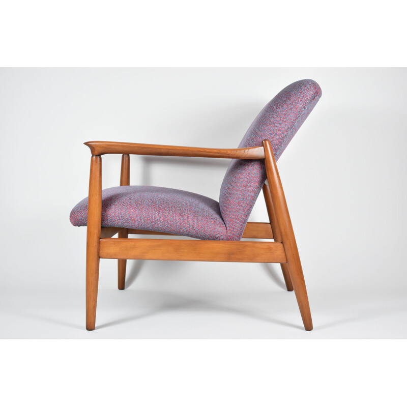 Vintage Polish armchair GFM-64 by Edmund Homa, 1960