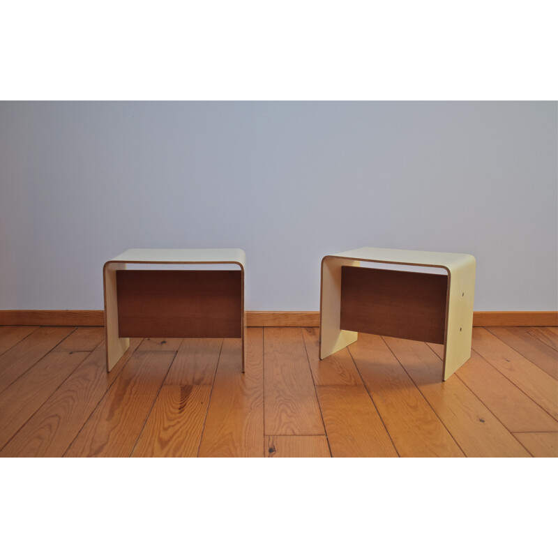 Pair of vintage stools by Pierre Guariche for Negroni 1968s
