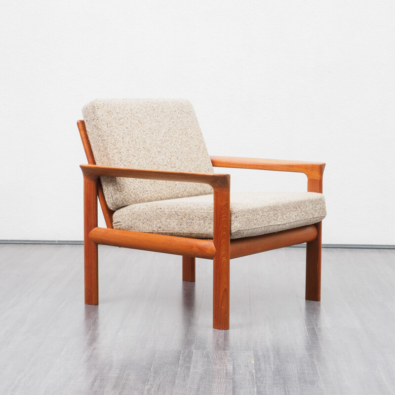 Vintage Teak armchair by Sven Ellekaer Danish 1970s