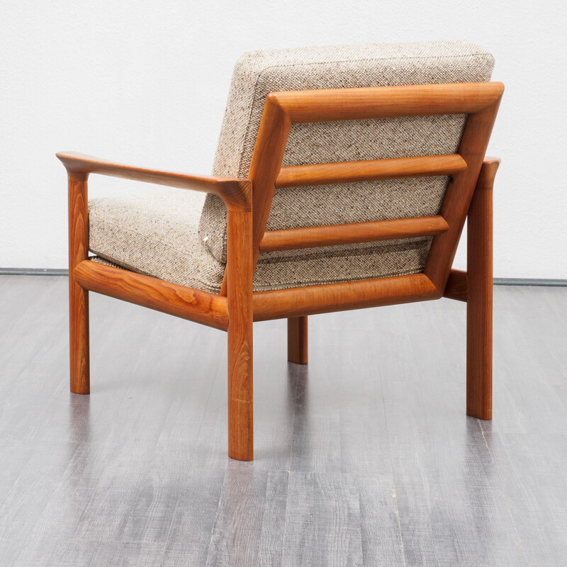 Vintage Teak armchair by Sven Ellekaer Danish 1970s