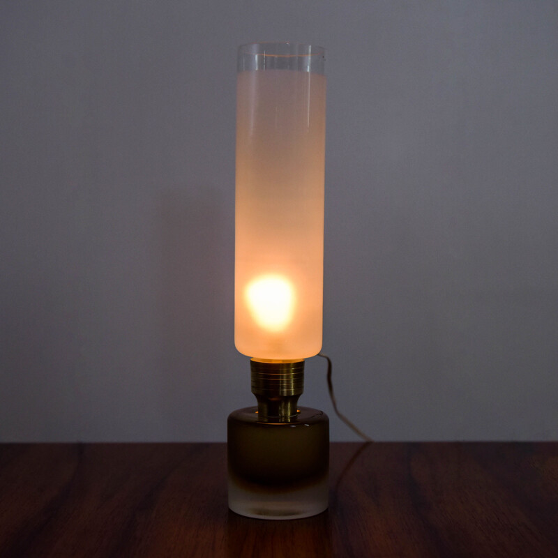 Vintage Table lamp in Murano glass by Paolo Venini