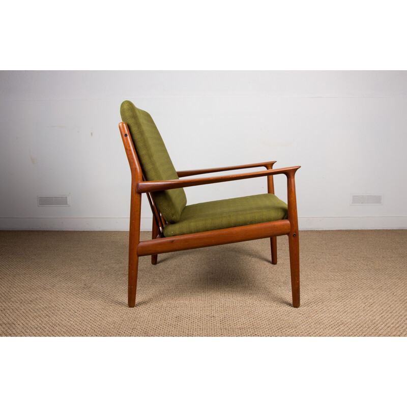 Vintage teak armchairs by Svend Age Eriksen for Danish Glostrup 1960s