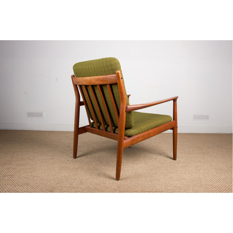 Vintage teak armchairs by Svend Age Eriksen for Danish Glostrup 1960s