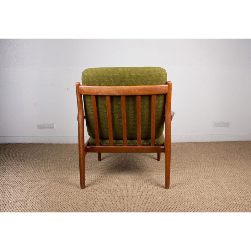 Vintage teak armchairs by Svend Age Eriksen for Danish Glostrup 1960s