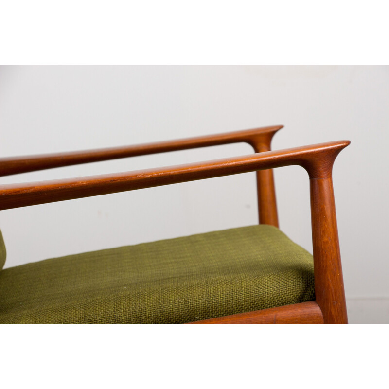 Fauteuils vintage en Teck par Svend Age Eriksen pour Glostrup Danois 1960