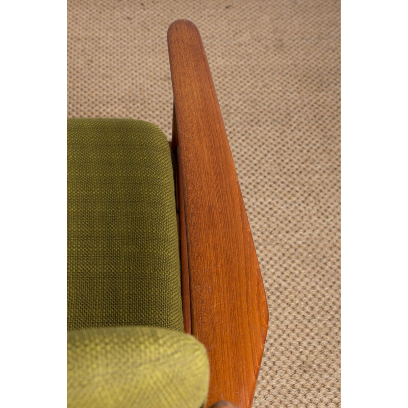 Vintage teak armchairs by Svend Age Eriksen for Danish Glostrup 1960s