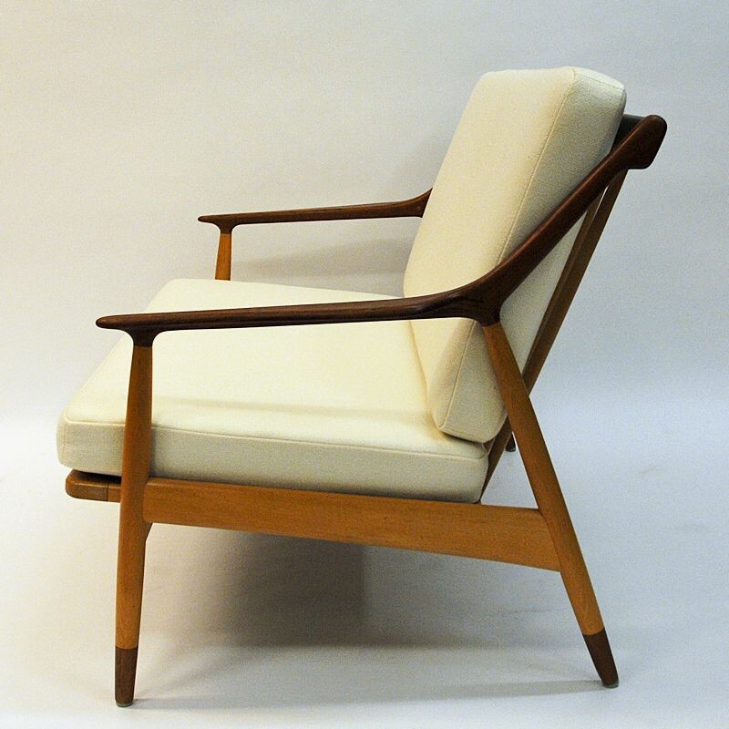 Vintage 2-seated loveseat sofa by Kurt Ostervig for Jason Mobler Danish 1950s