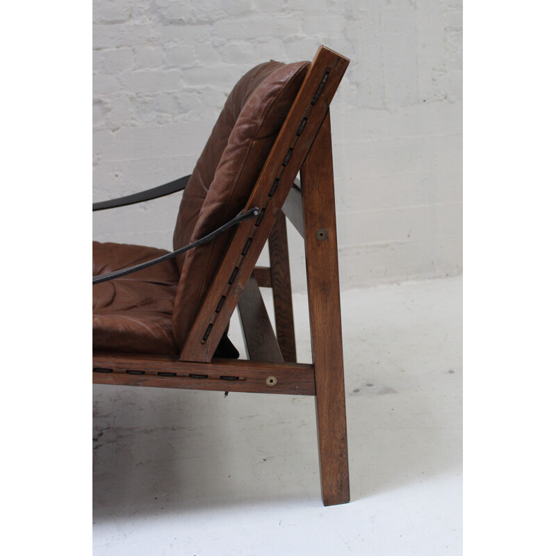Pair of Hunter vintage armchairs by Torbjorn Afdal 1960s