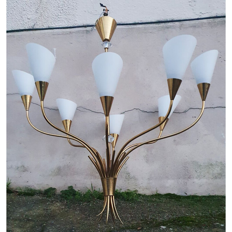 Lustre vintage bronze 1950