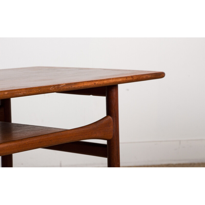 Vintage teak coffee table by Robert Christensen for Arrebo Mobler Danish 1960s