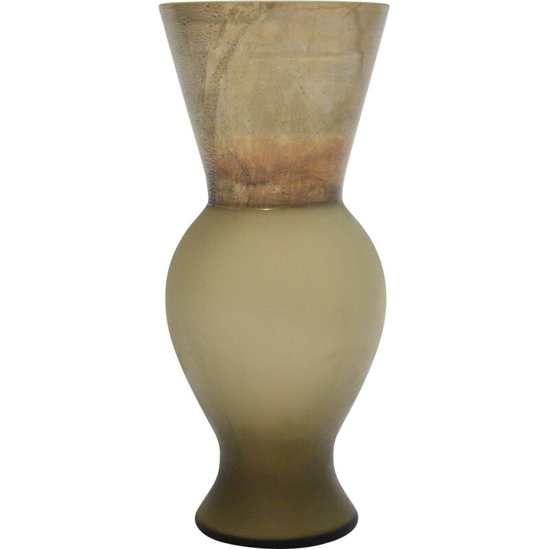 Vaso vintage in vetro di Murano Principe di Rodolfo Dordoni per Venini 1996