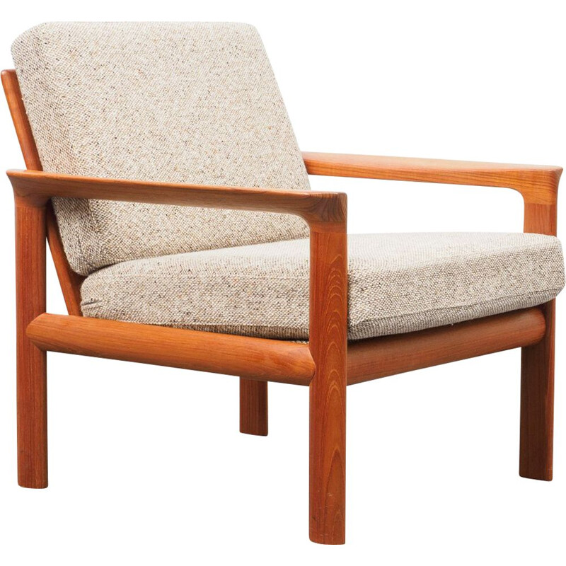 Vintage Teak armchair by Sven Ellekaer Danish 1970s