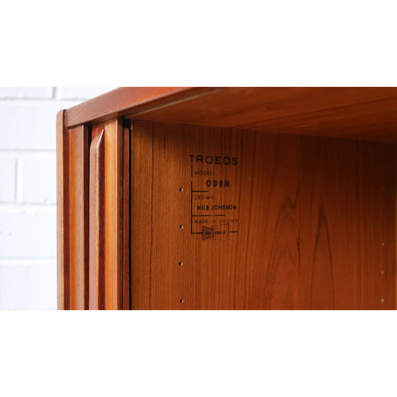 Troeds sideboard in solid teak, Nils JONSSON - 1960s