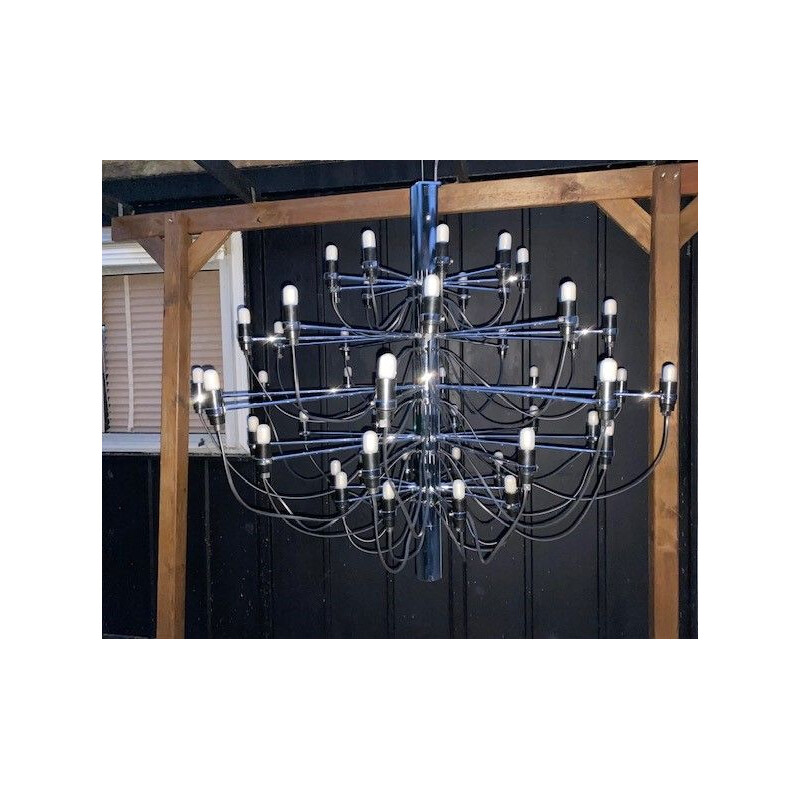 Vintage chandelier Gino Sarfatti 1980