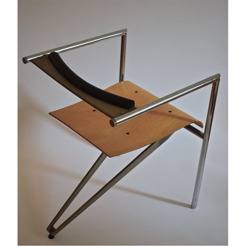 Vintage armchair XM3 by Xavier Matégot, France 1986