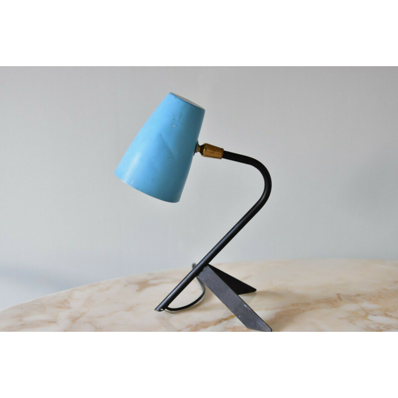 Vintage table lamp by Jacques Biny 1950