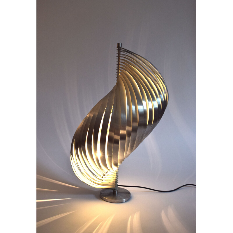 Grande lampe vintage d'Henri Mathieu 1970