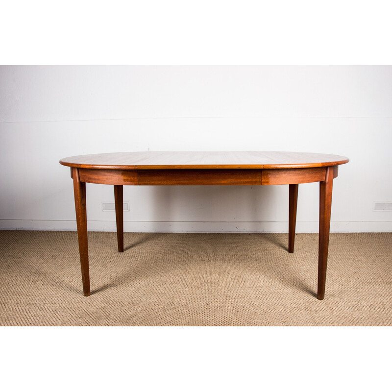 Vintage Extendable Teak Dining Table by H.Sigh & Sons Danish Mobelfabrik 1960