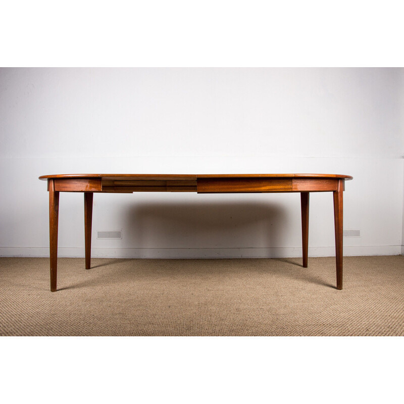 Vintage Extendable Teak Dining Table by H.Sigh & Sons Danish Mobelfabrik 1960