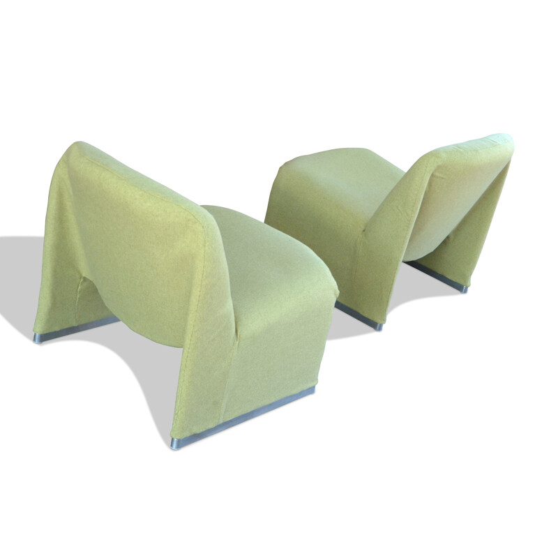 Pair of vintage 'Alky' armchairs by Giancarlo Piretti 1960