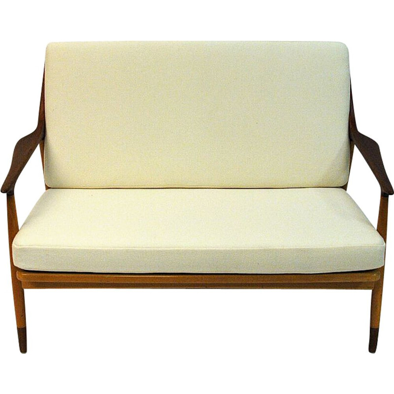 Vintage 2-seated loveseat sofa by Kurt Ostervig for Jason Mobler Danish 1950s