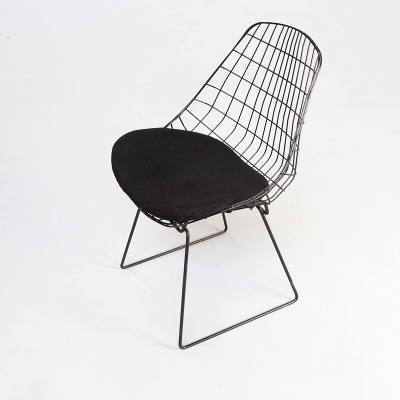 Set 4 vintage wire chair for Pastoe Cees Braakman en Adriaan Dekker SM05 1960s