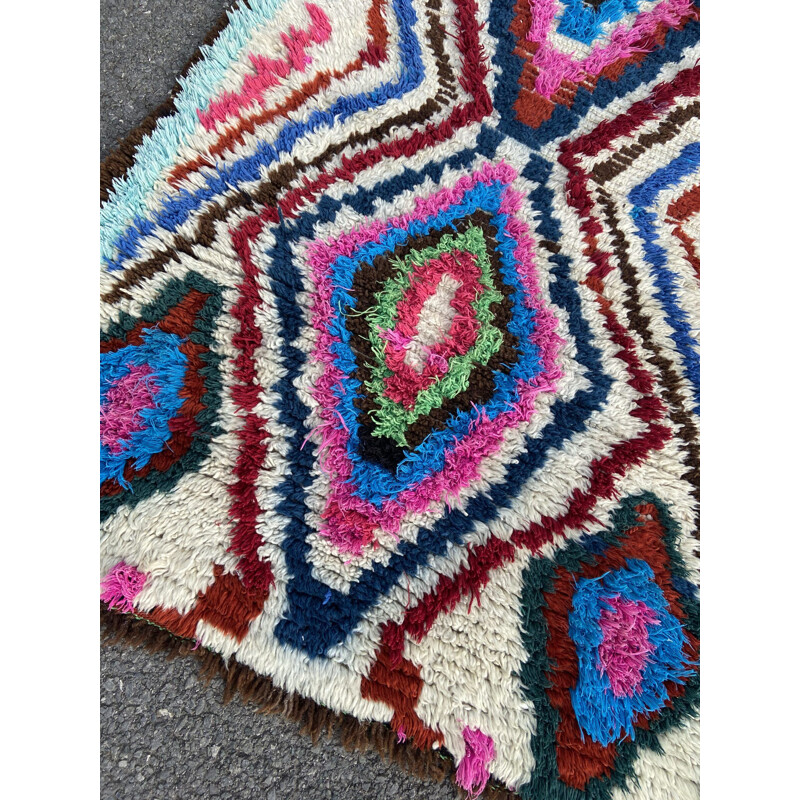 Tapis vintage berbere Azilal coton