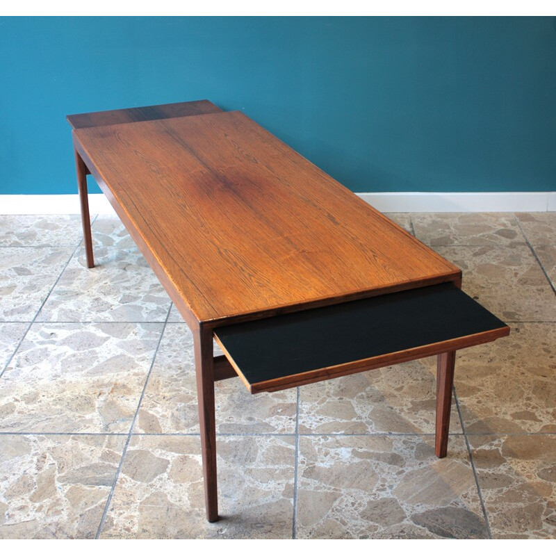 Scandinavian Uldum møbelfabrik coffee table in rosewood -  Johannes ANDERSEN - 1960s