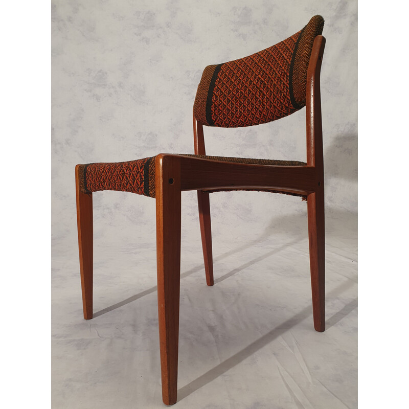 Pair of  Vintage Chairs For Bramin Teak Furniture H. W. Klein Denmark 1960
