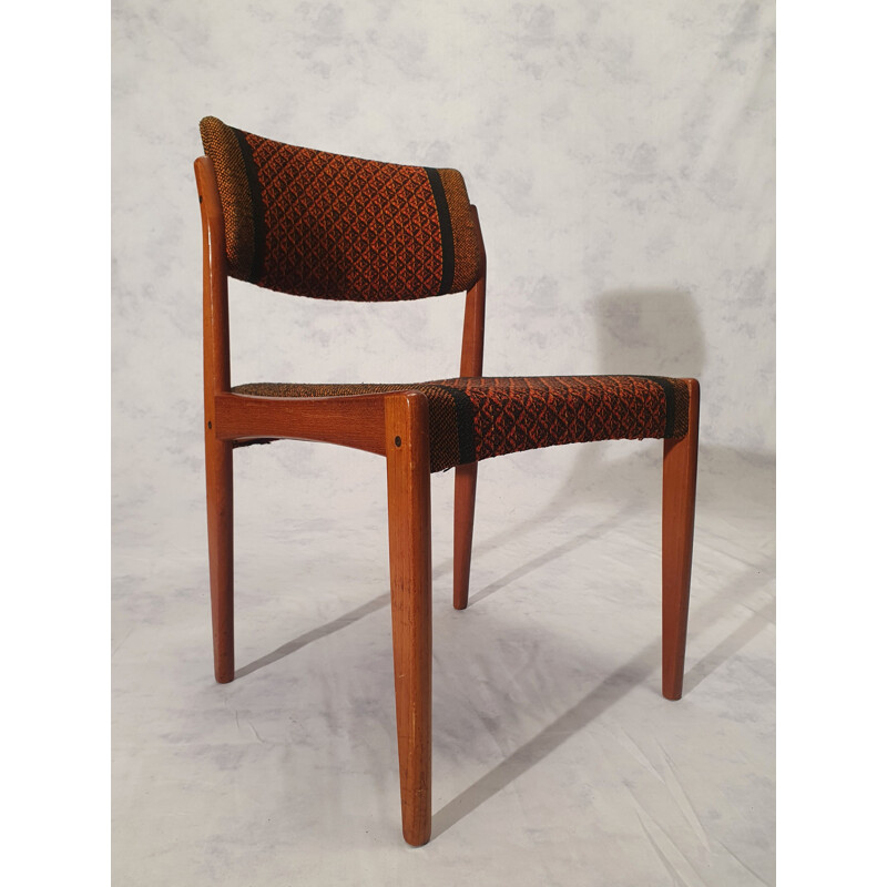 Paire de Chaises vintage H. W. Klein Pour Bramin Furniture Teck Danemark 1960